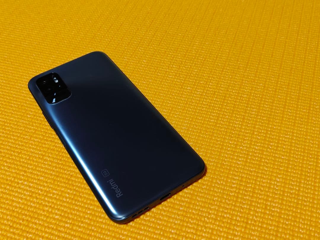 Redmi note10tスマートフォン ブラック