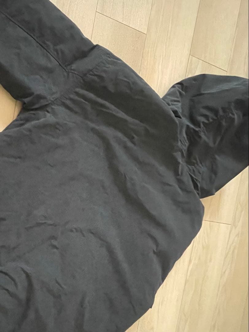 フード付きスノーボードウェア　黒