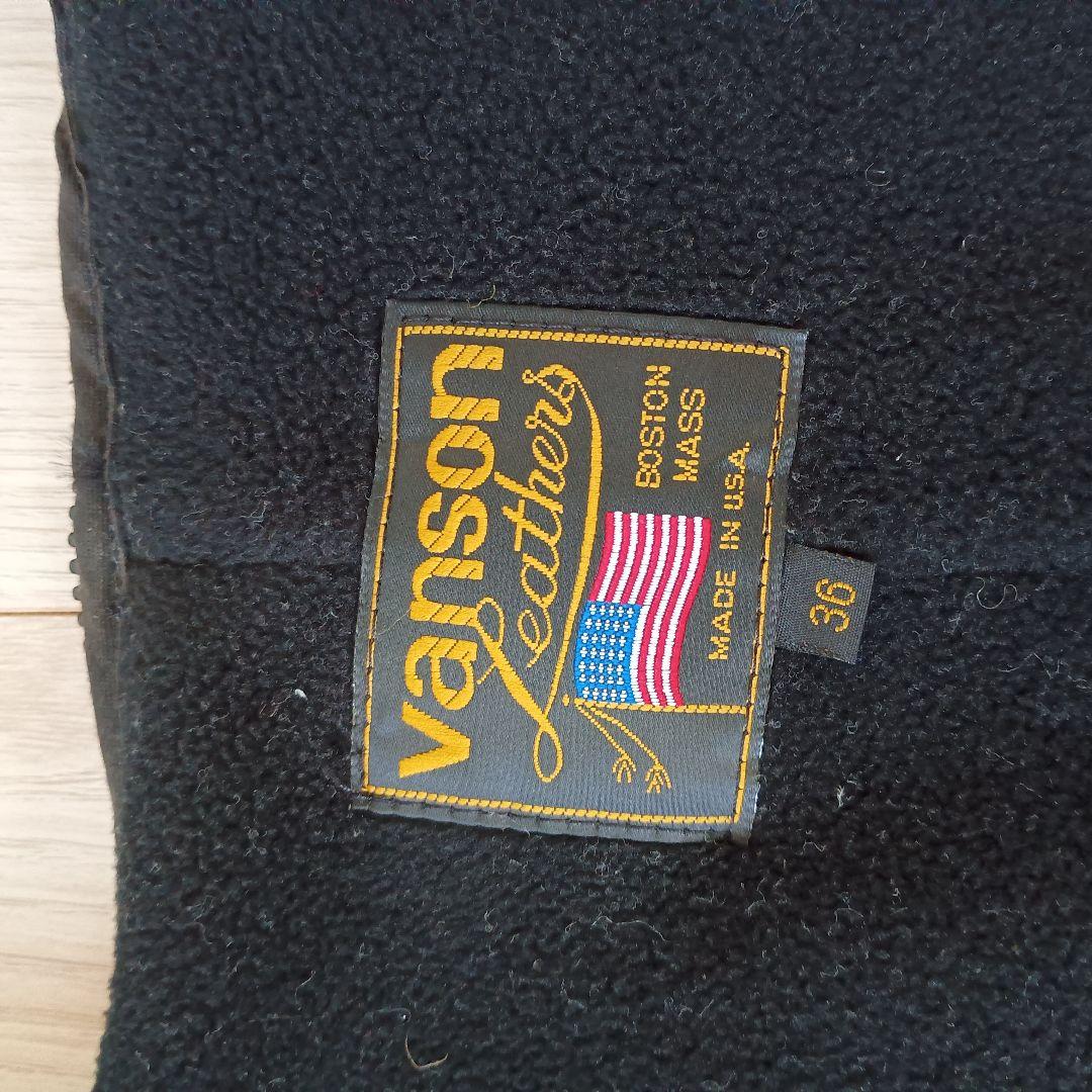 VANSON シングルライダースジャケット