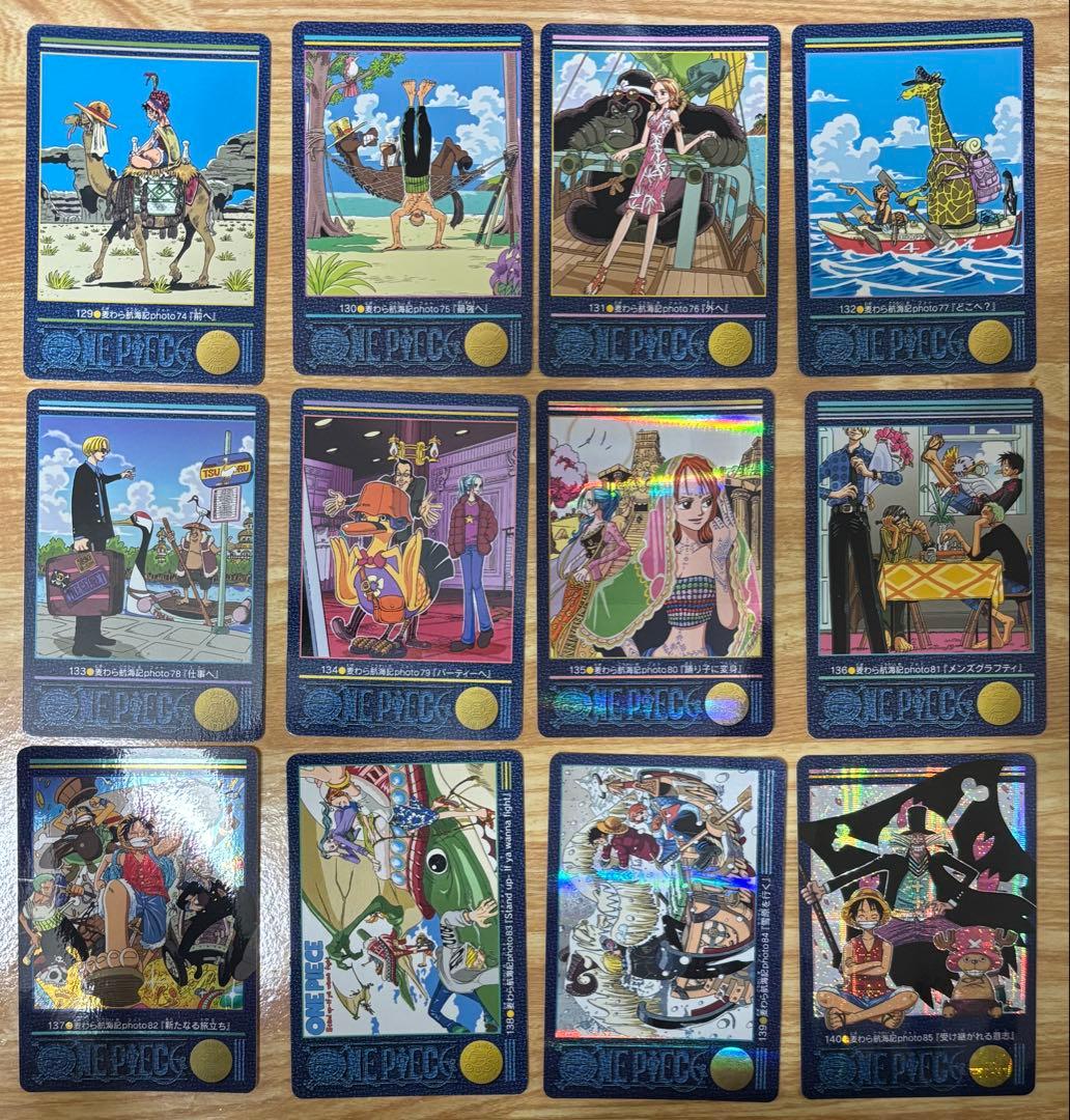 ワンピース　ビジュアルアドベンチャー　168枚　コンプリートセット