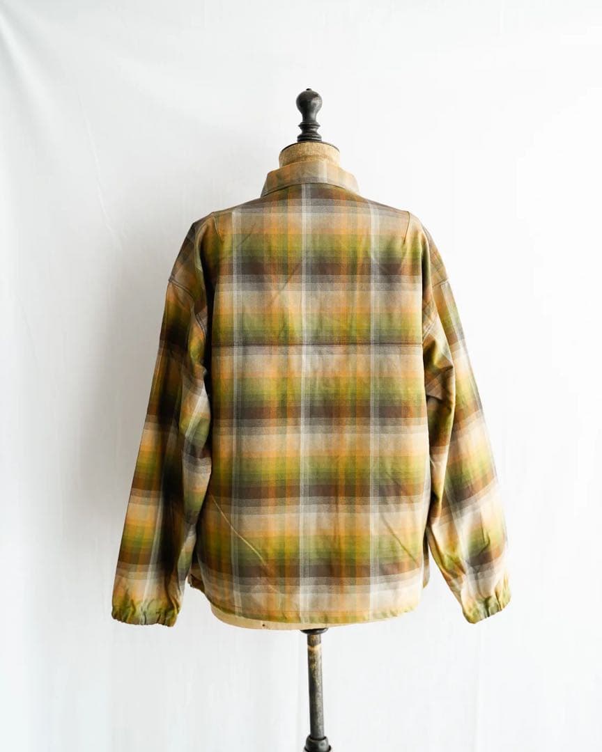 ス*ロ様 アンセルム R/C CHECK PULL OVER SHIRT シャツ
