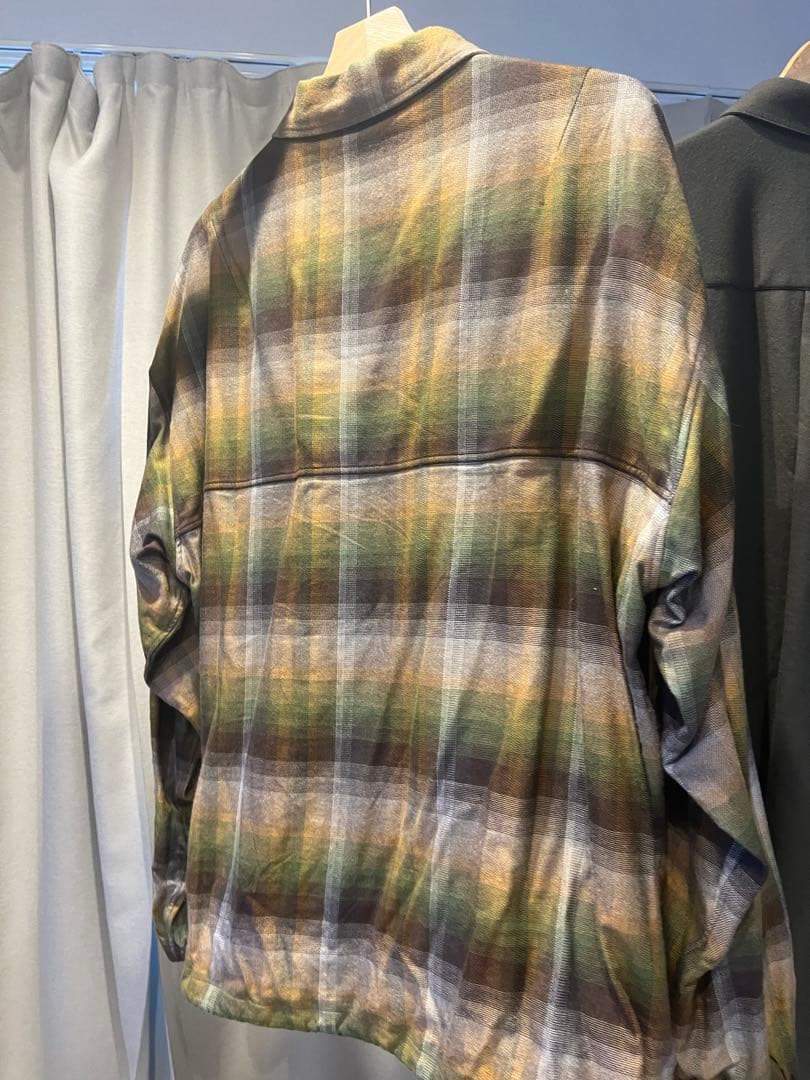 ス*ロ様 アンセルム R/C CHECK PULL OVER SHIRT シャツ