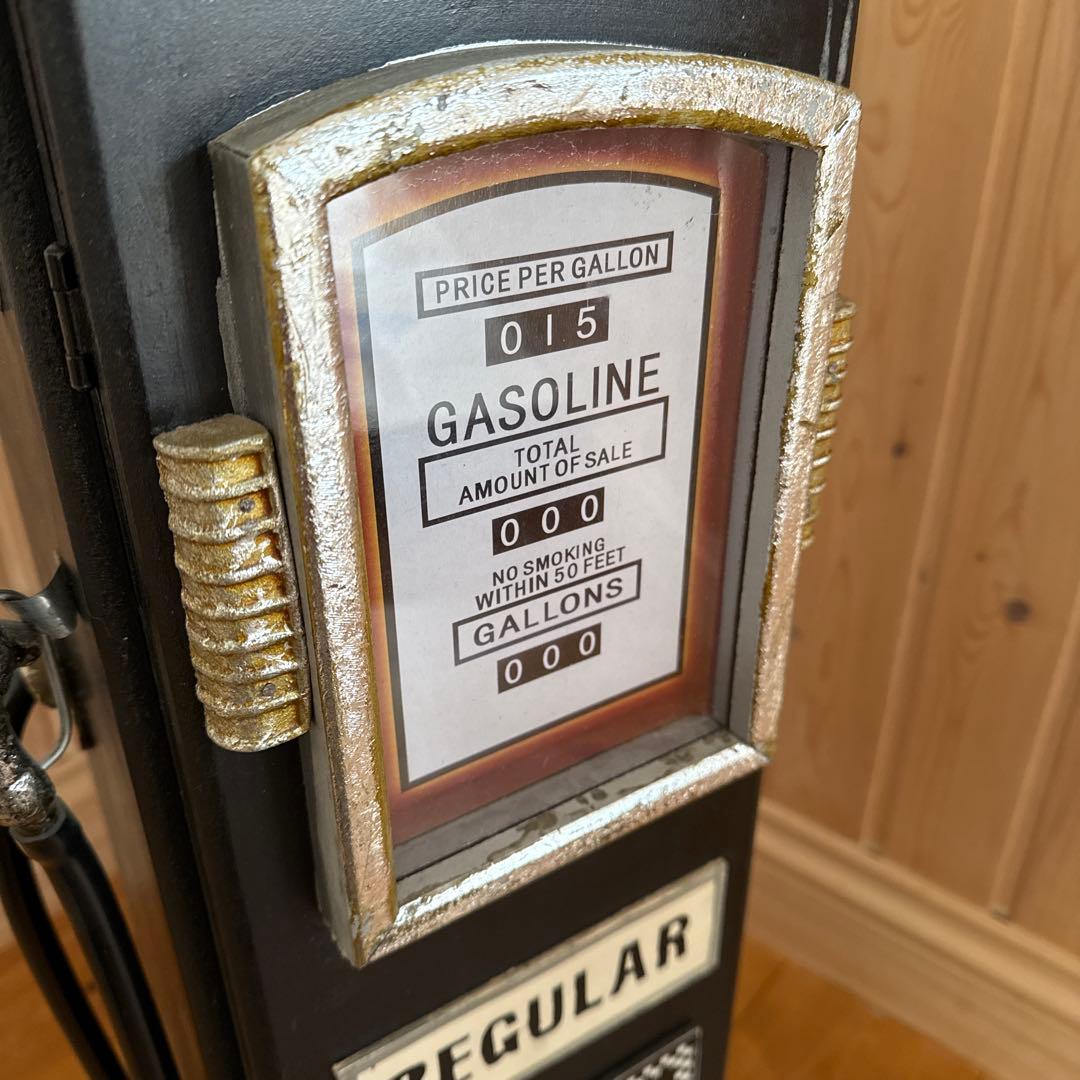 アメリカン雑貨 ルート66 ガスポンプ スリムラック マルチキャビネット CD棚