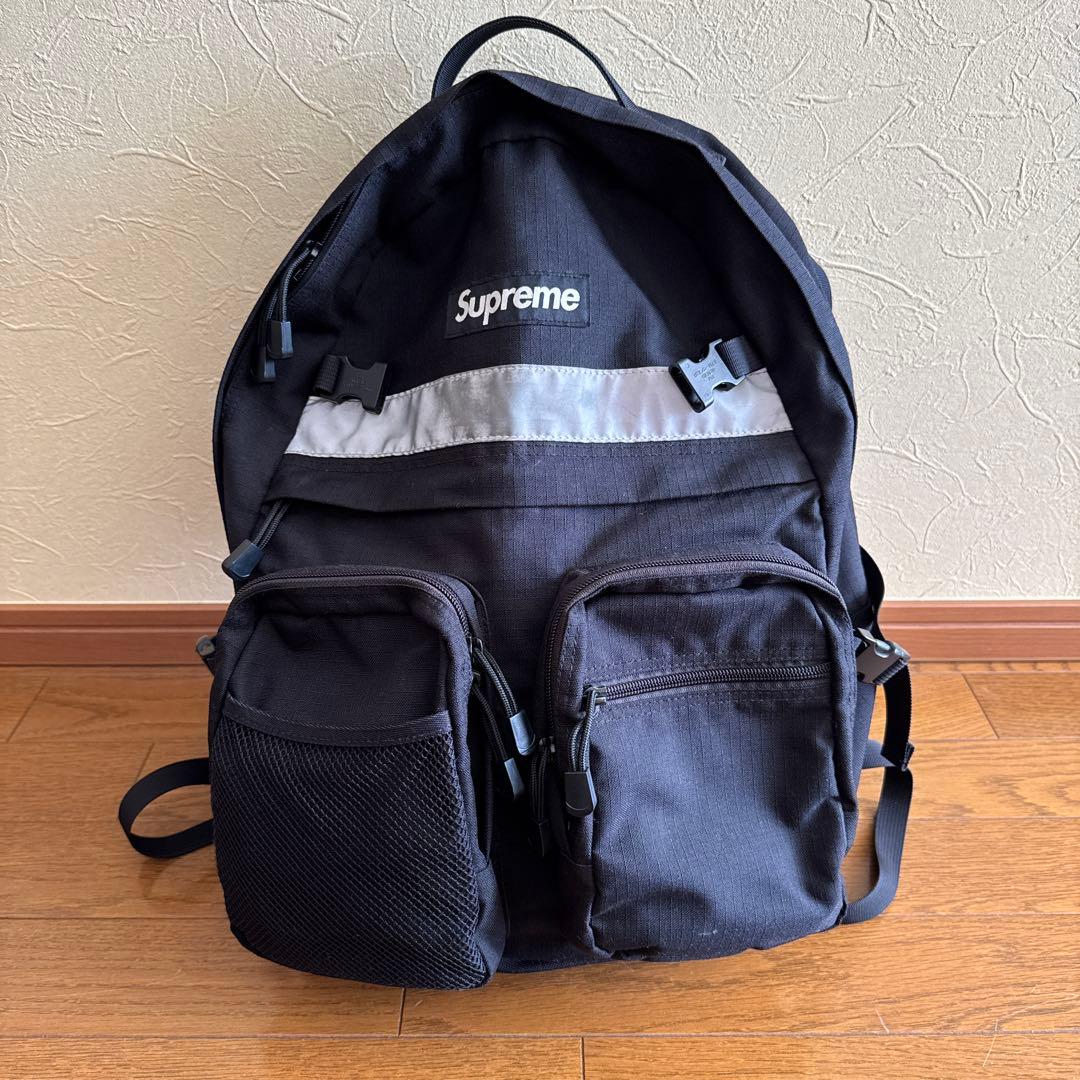 Supreme 黒 リュック・バック