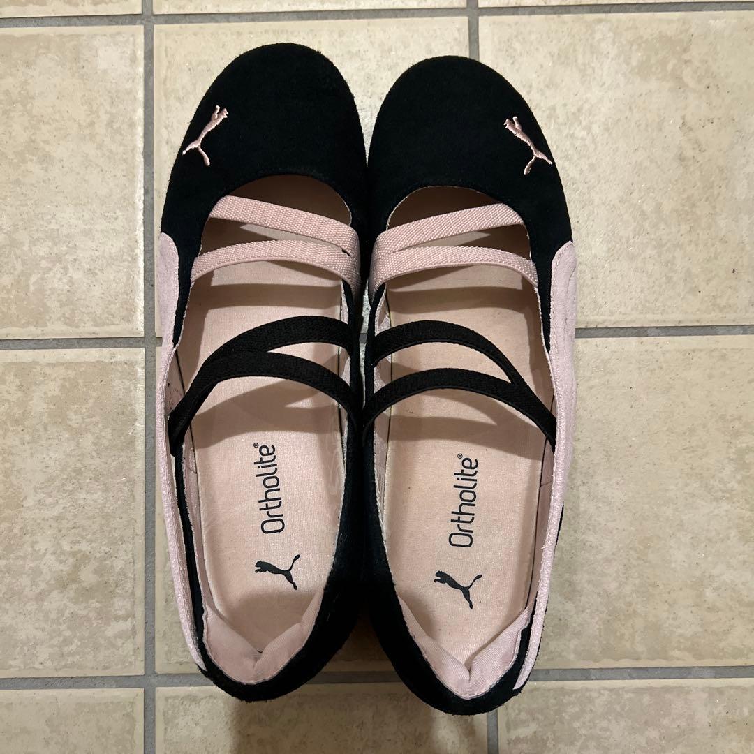 PUMA バレエシューズ フラットシューズ 24.5