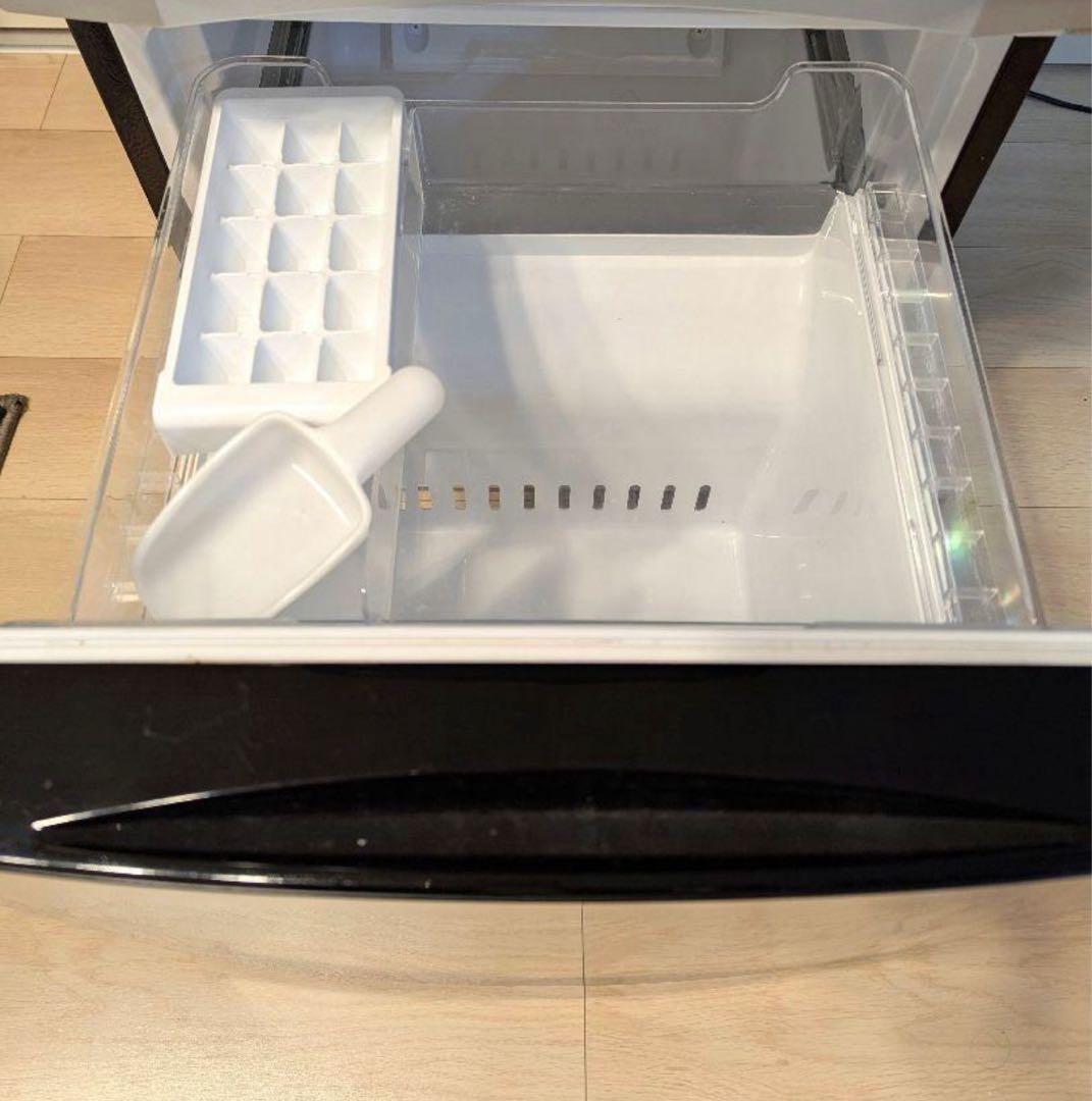 東芝 GR-R15BS-K 2ドア冷凍冷蔵庫 (153L・右開き) ブラック