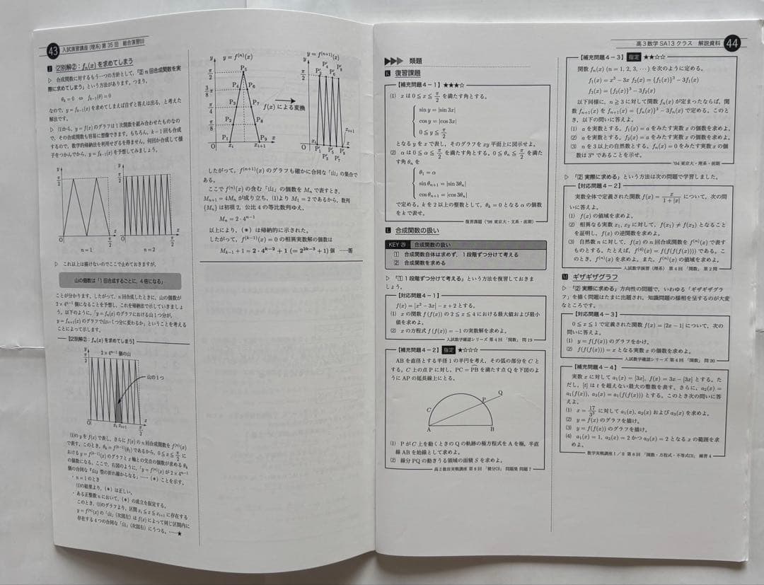 鉄緑会　高3W総合演習 数学演習問題集 12冊