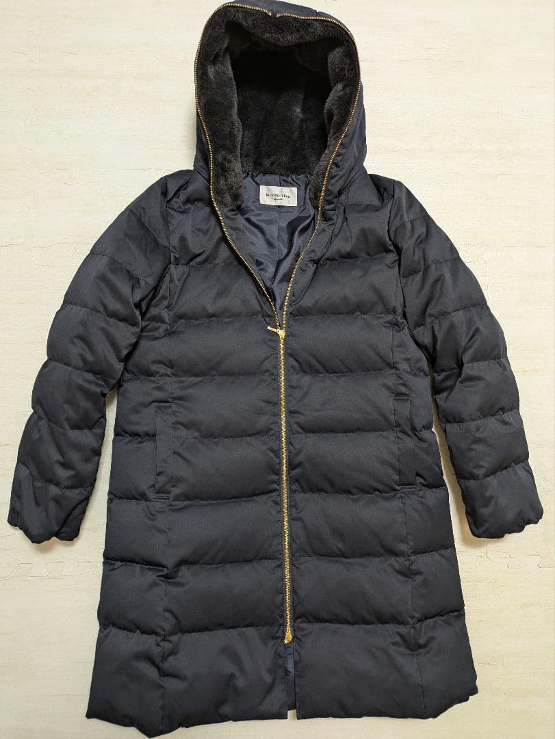 le. coeur blanc ルクールブラン ファーフードロングダウン