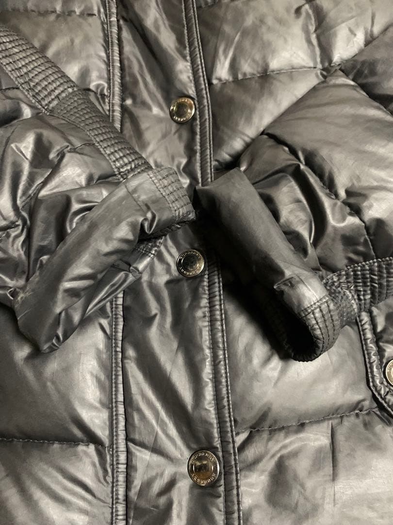 バーバリーロンドン ダウンコート ノバチェック フード脱着Mサイズ山陽商会