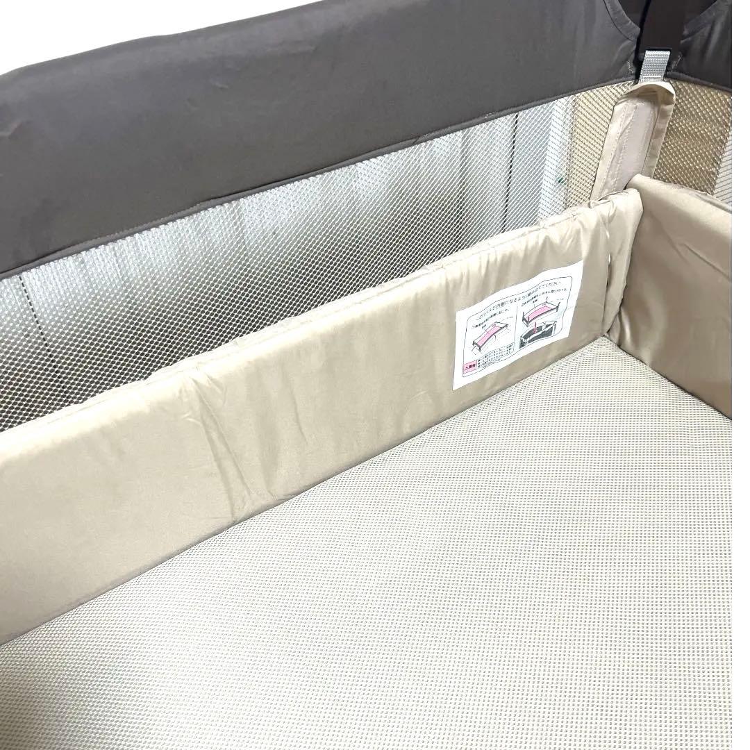 【美品】Aprica ココネルエアー 66047 折り畳み ベビーベッド