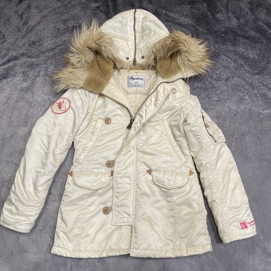 希少 00s ヒステリックグラマー N2B フライトジャケット Y2K