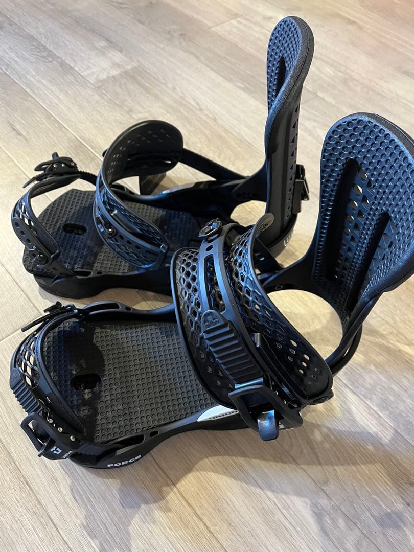 UNION FORCEスノーボードビンディング ブラック　Lサイズ