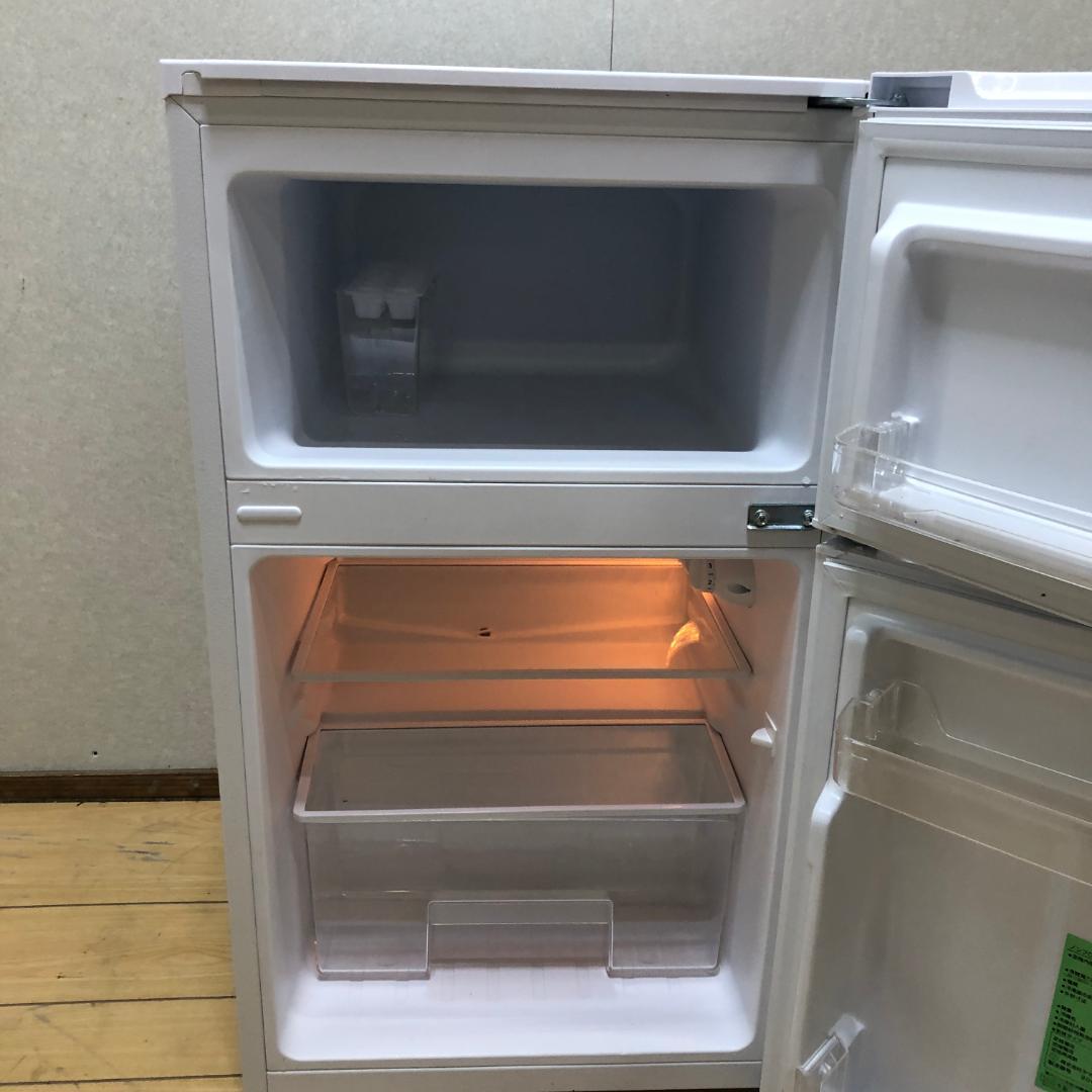 送料無料【美品 冷蔵庫 ヤマダ 2022年YRZ-C09H1 250806-8