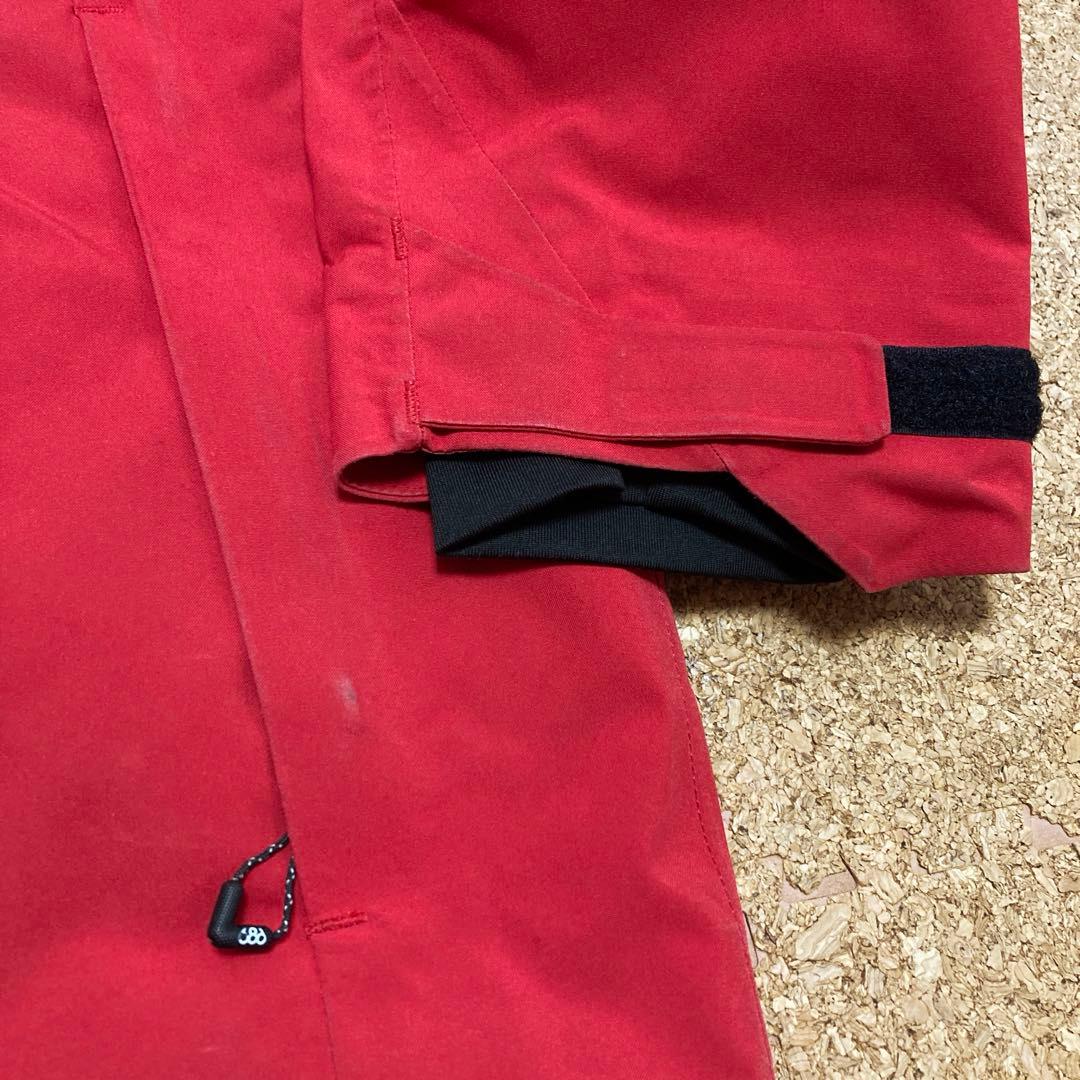 686スキーウェア スキー スノボジャケット スノボ スノーボード Mメンズ赤