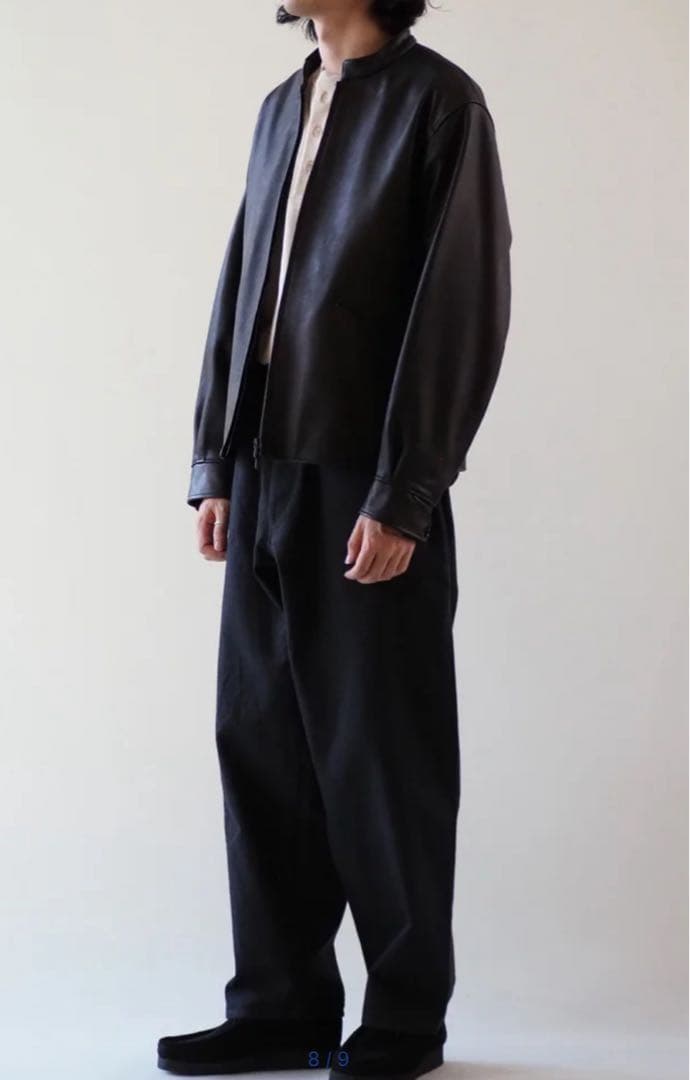 ジャケット・アウター blurhms Lamb Leather Zip Short Jacket