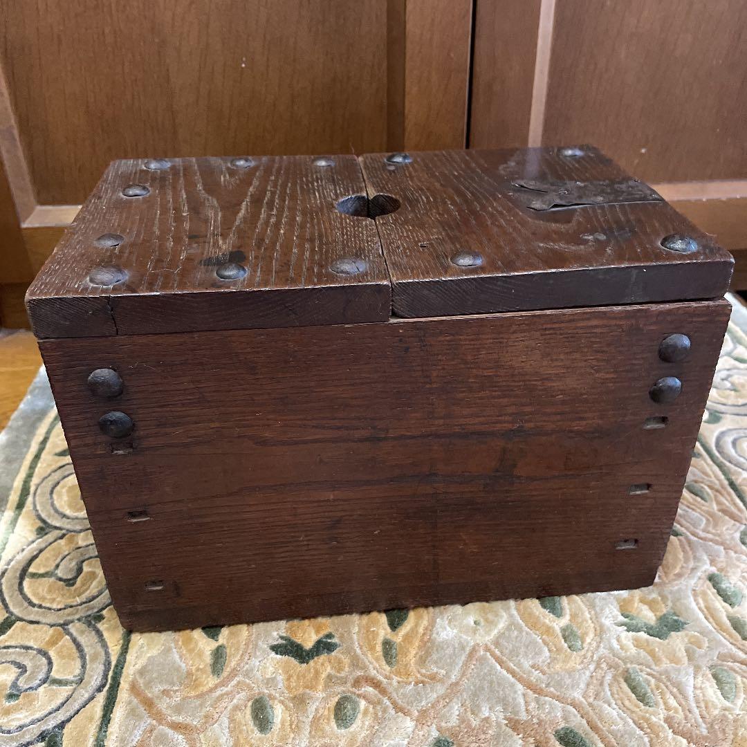 アンティーク　骨董品　銭箱