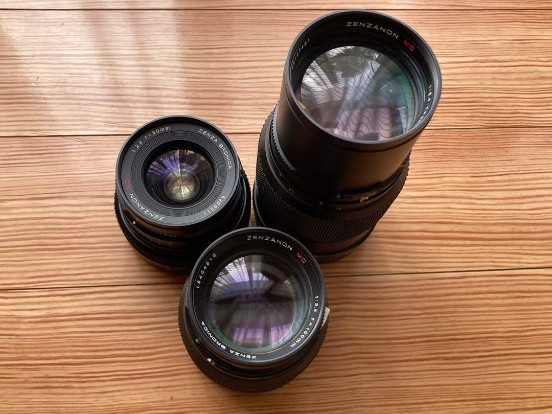 ZENZA BRONICA ETR Sゼンザブロニカ50.150.250mm