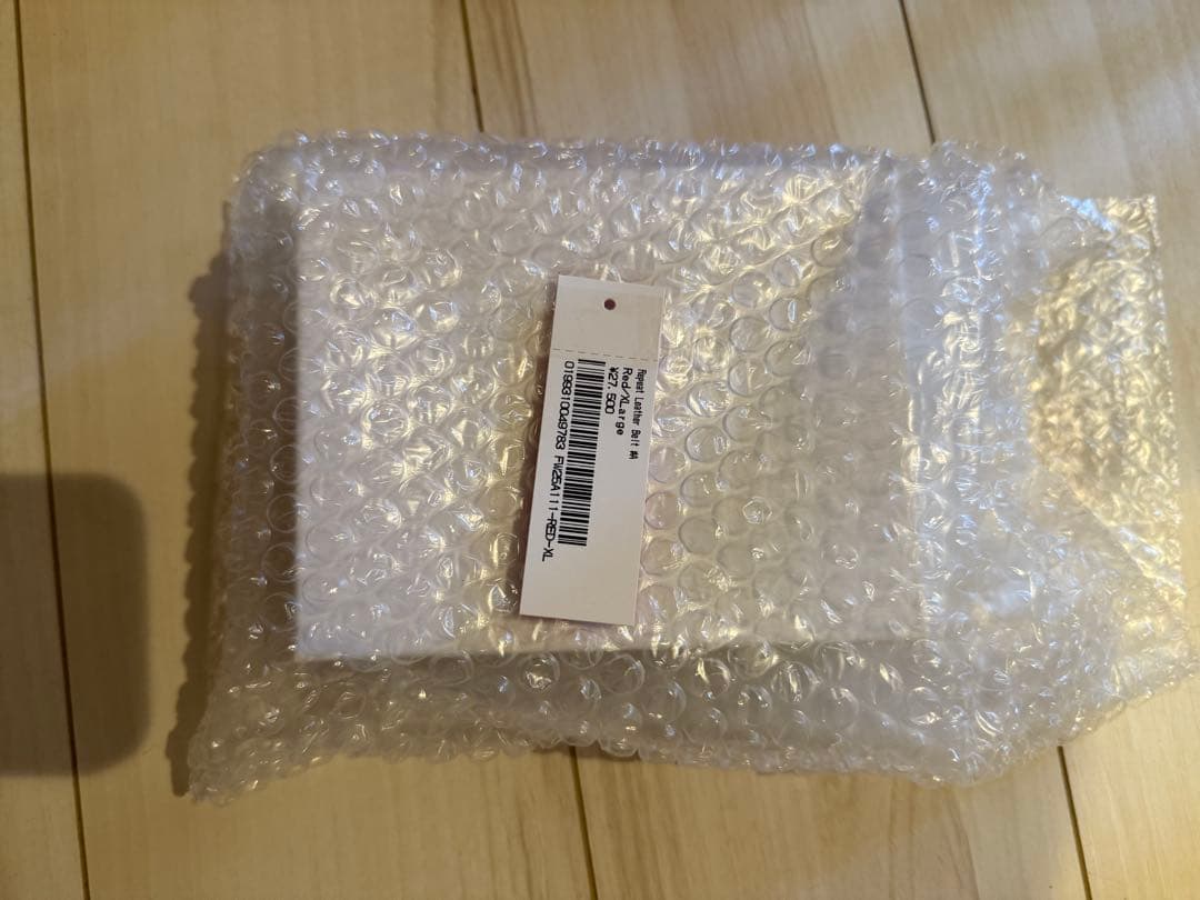 小物 XL Supreme Repeat Leather Belt BLACK