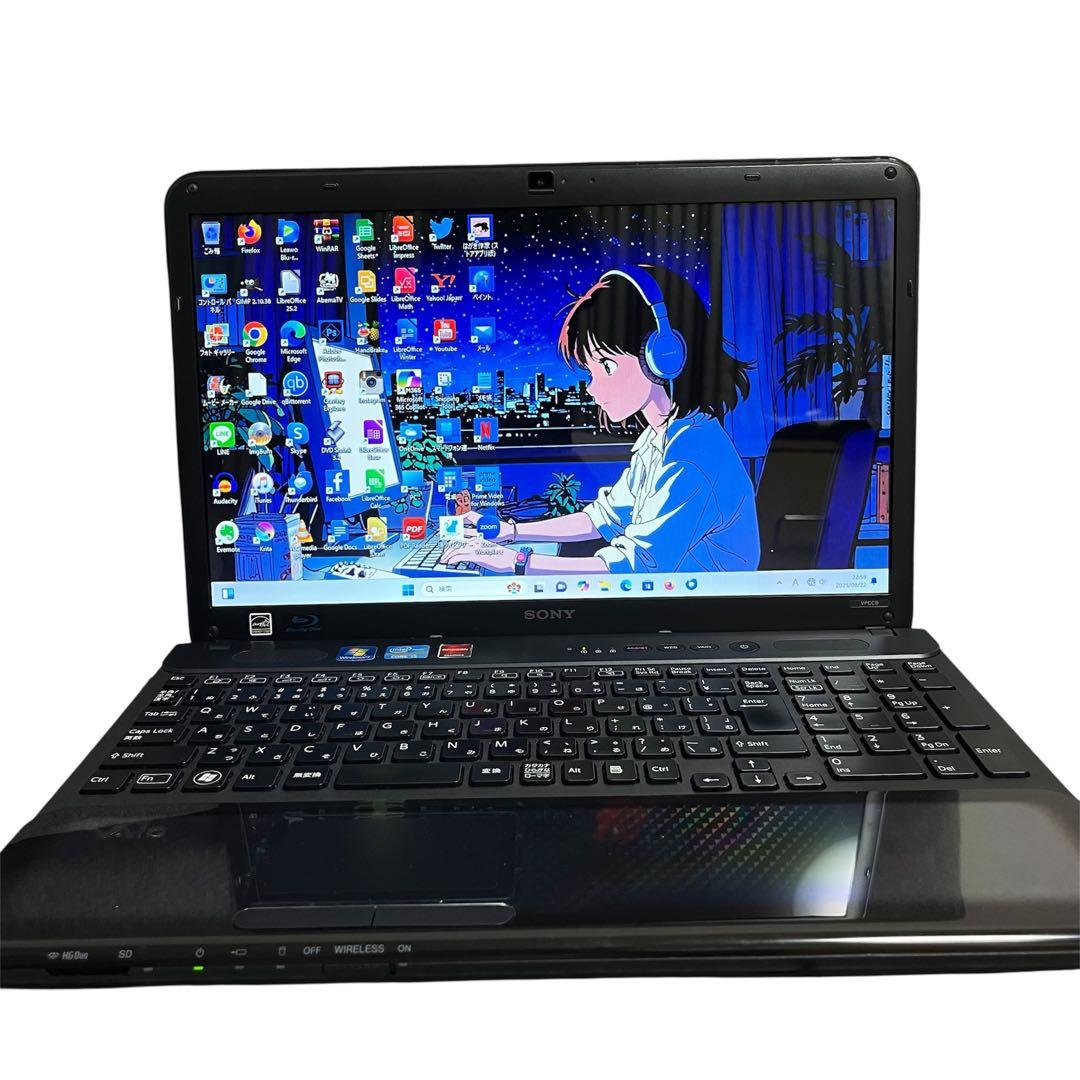 SONY VAIO★新Windows11搭載★メモリ8GB★新品SSD256GB