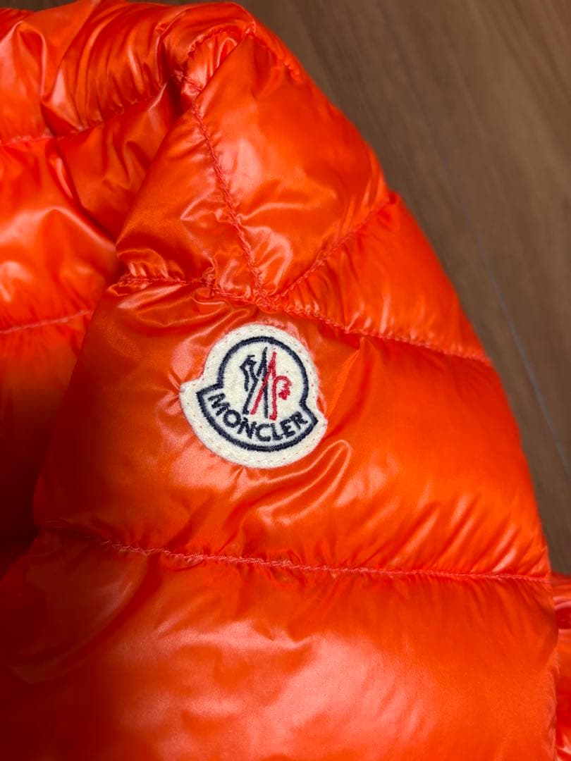 MONCLER モンクレール ダウンジャケット　薄手　サイズ1 オレンジ