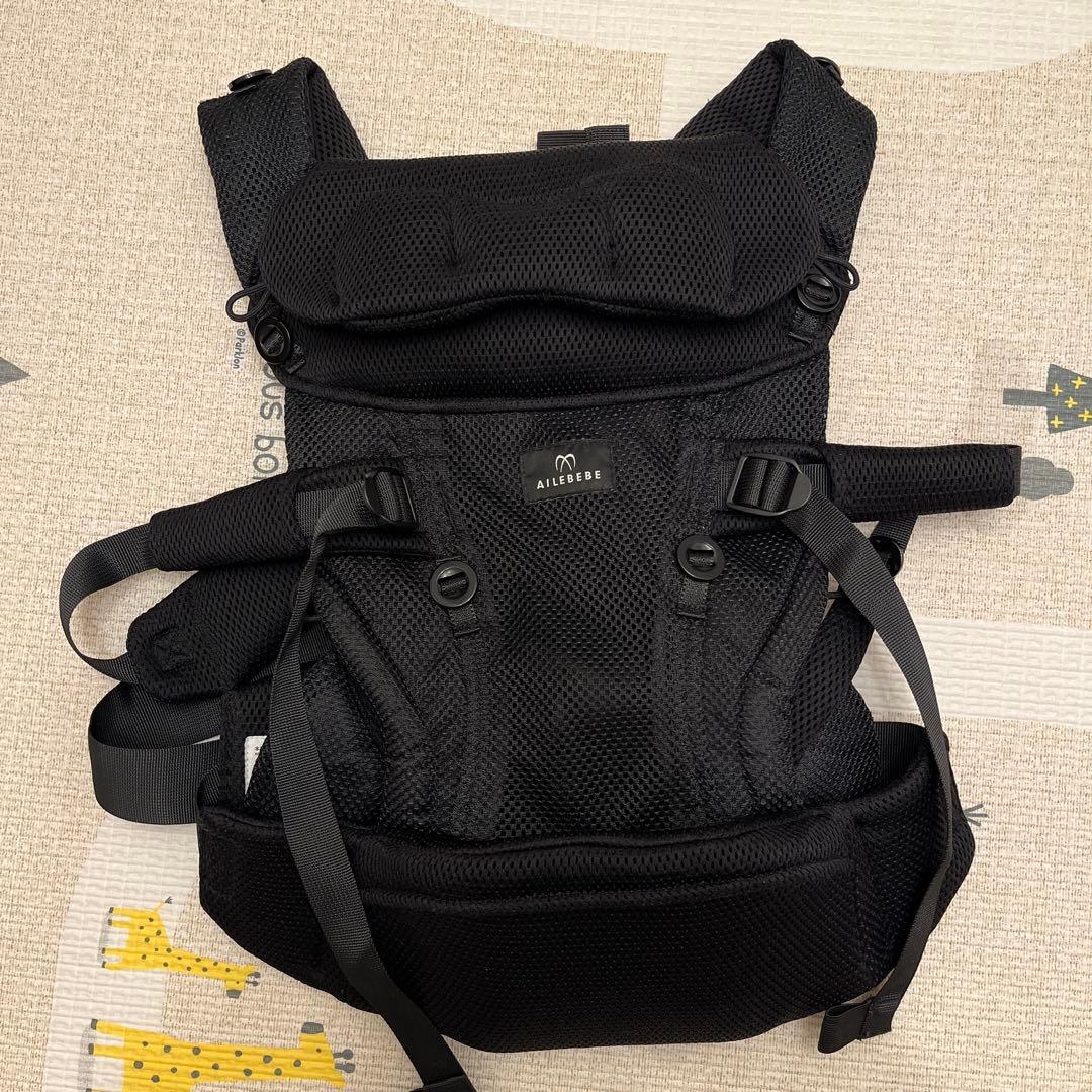 ALLEBEBE 抱っこ紐 ブラック