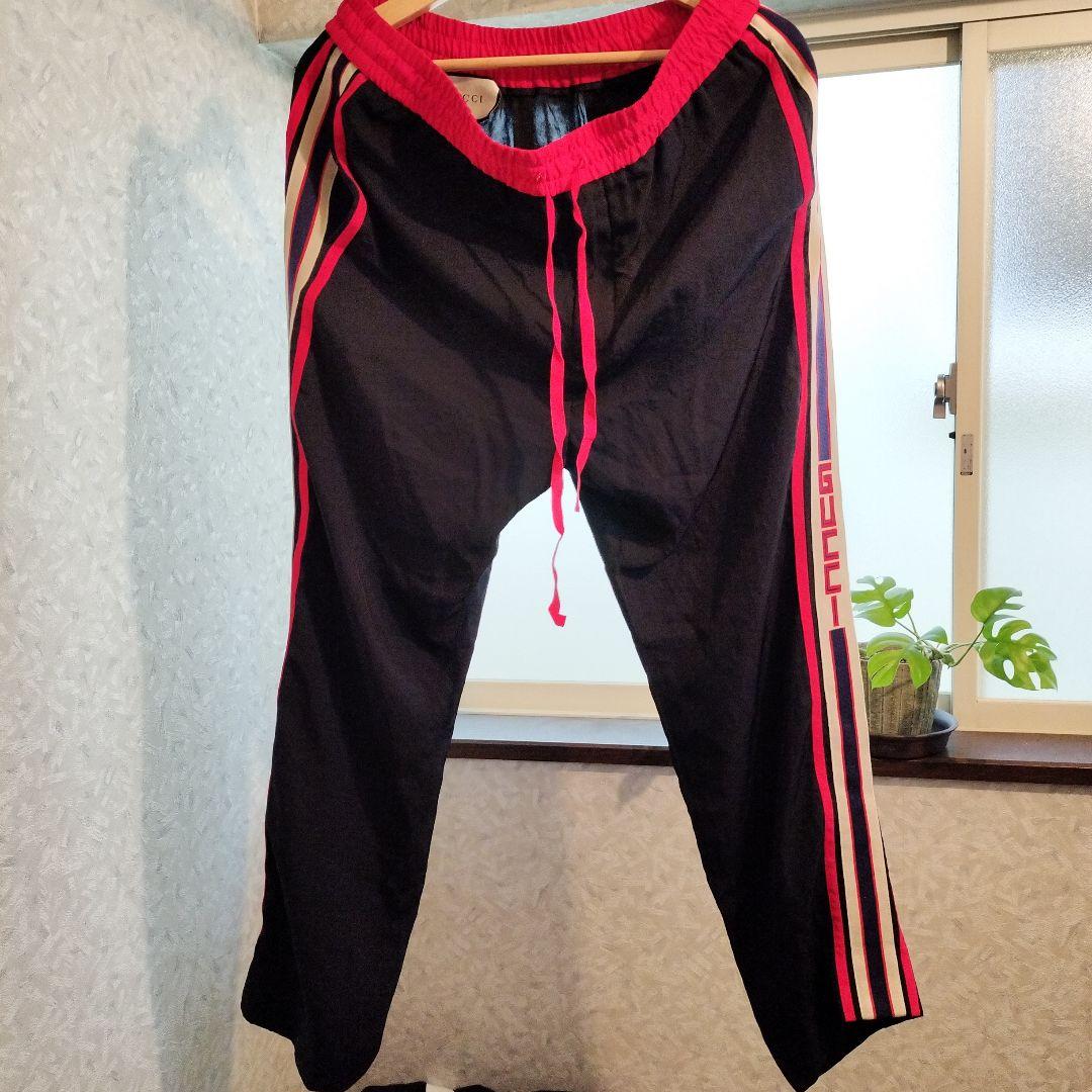 GUCCI ストライプ トレーニングパンツ