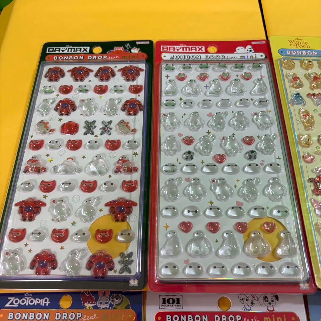 【正規品】ボンボンドロップシール ミニ ディズニー 8種セット　mini
