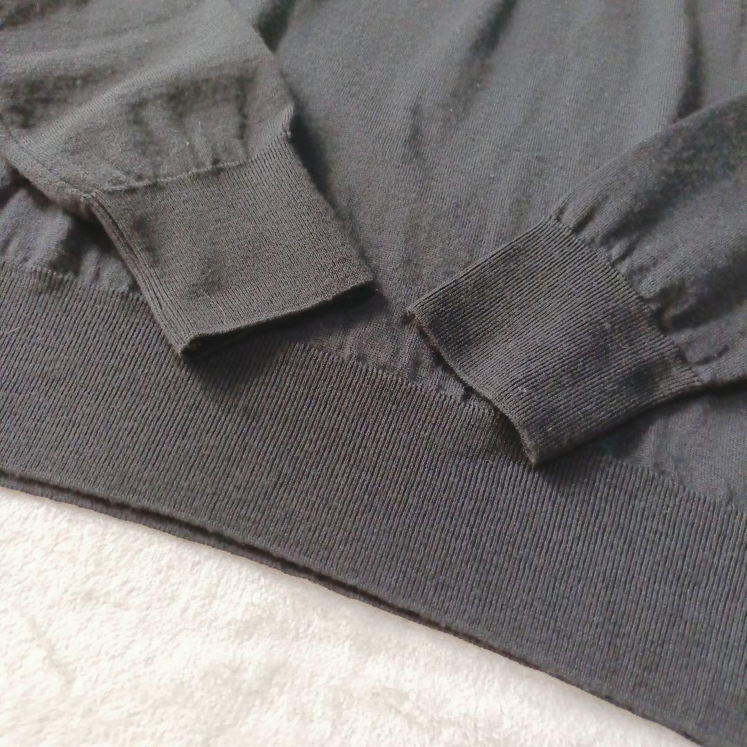 美品♪ジョンスメドレー メリノウール 30G タートルネックニット L