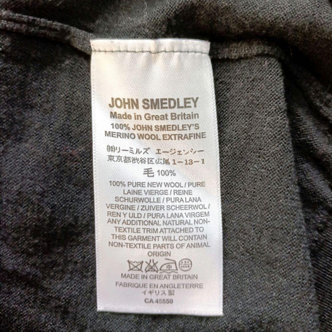 美品♪ジョンスメドレー メリノウール 30G タートルネックニット L