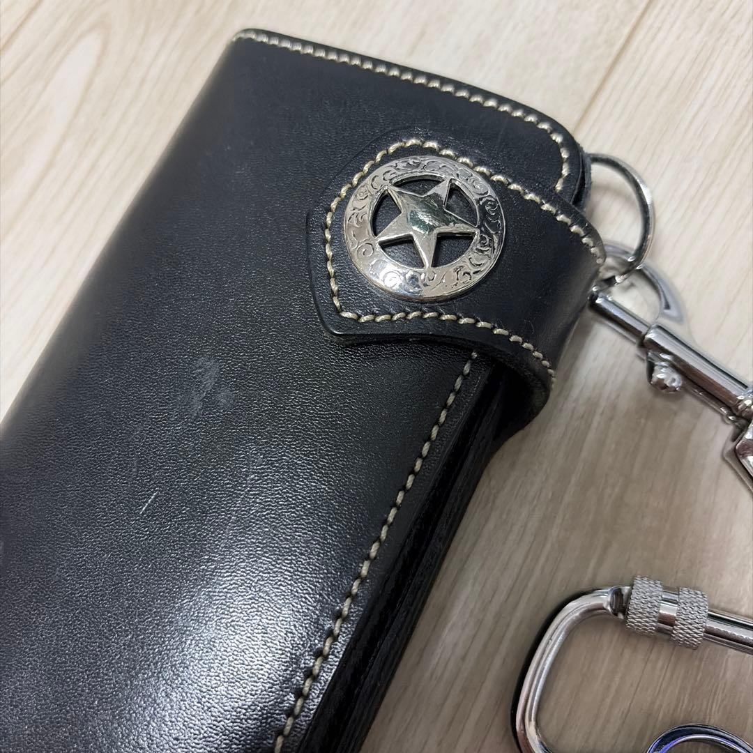 最終値下げ　エヴィス　ど根性ウォレット・ウォレットチェーン　美品