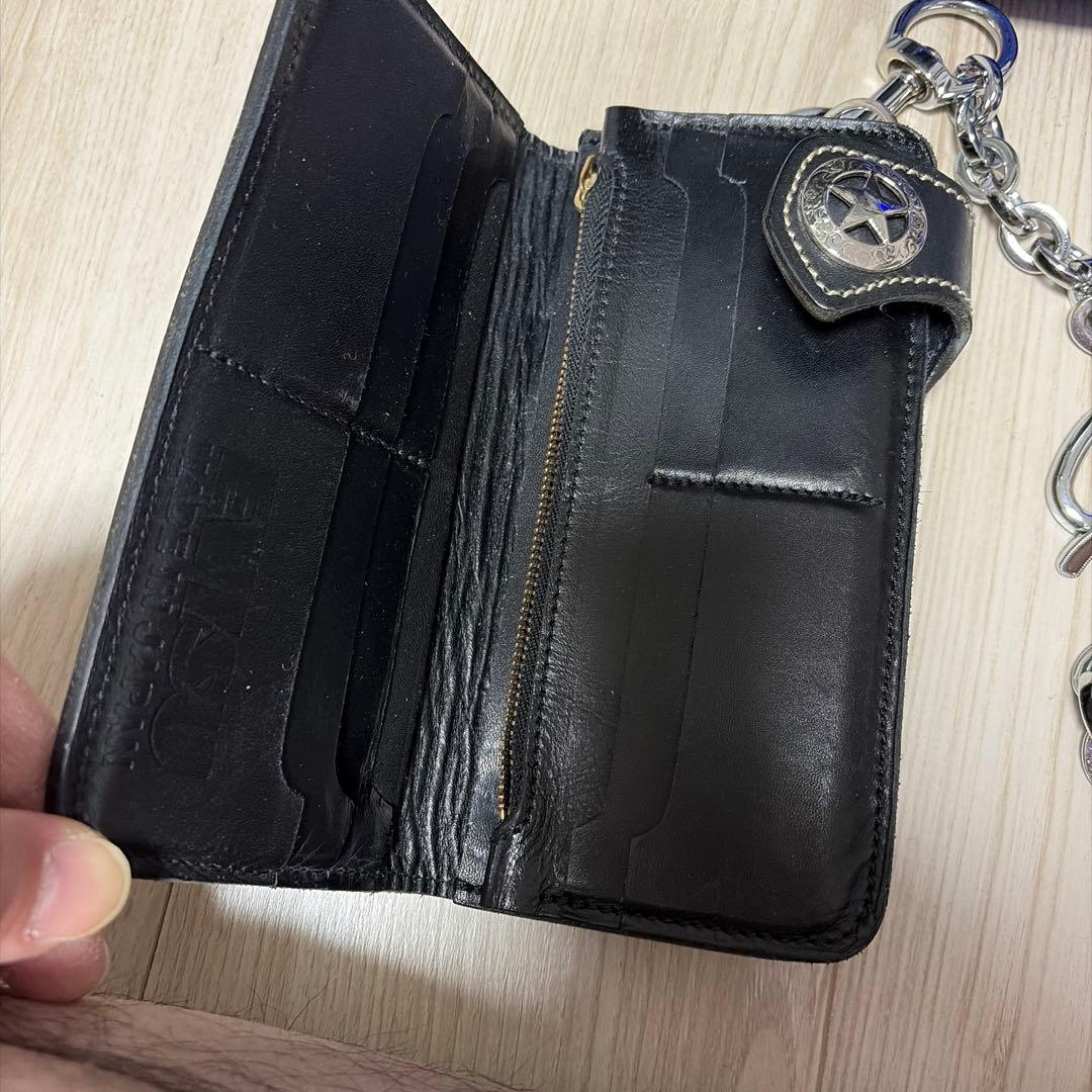 最終値下げ　エヴィス　ど根性ウォレット・ウォレットチェーン　美品