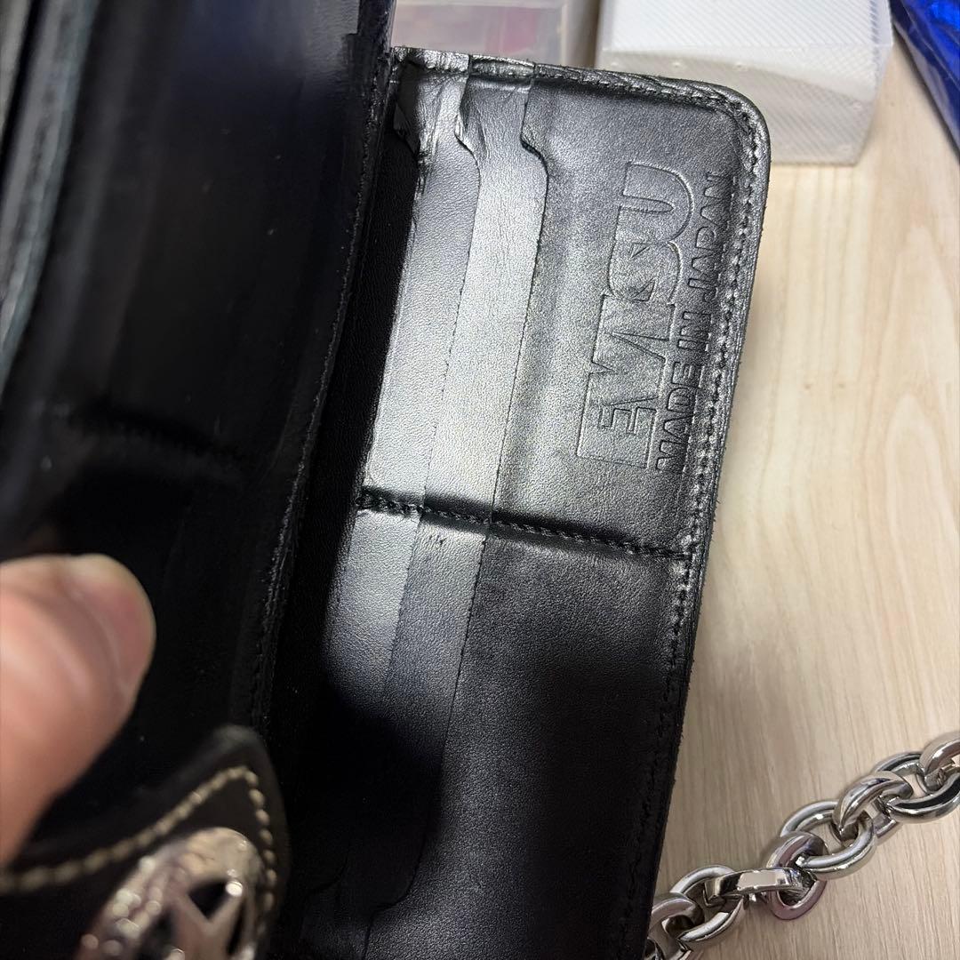 最終値下げ　エヴィス　ど根性ウォレット・ウォレットチェーン　美品