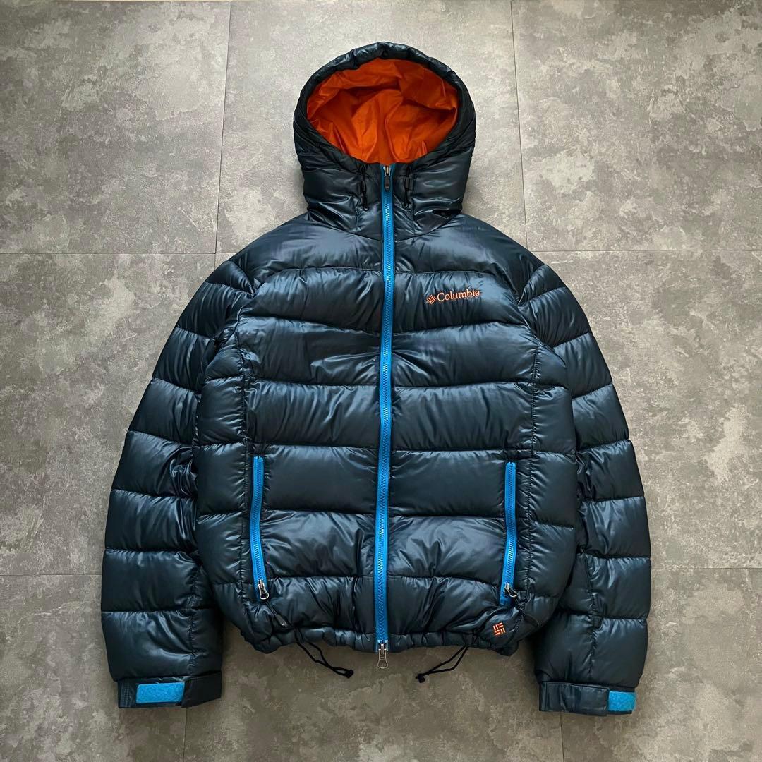 columbia omni-heat  down hoodie 短丈