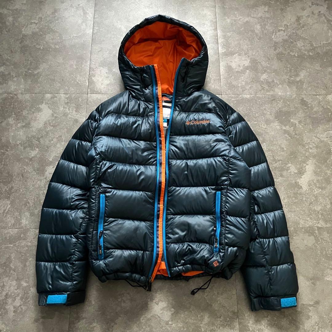 columbia omni-heat  down hoodie 短丈