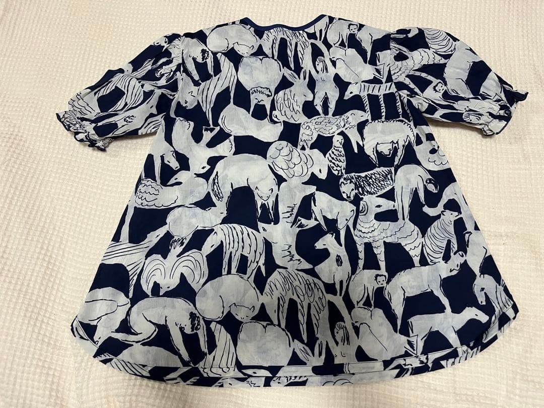 【最終価格】ミナペルホネン ライフパズル ワンピース 2Y 90