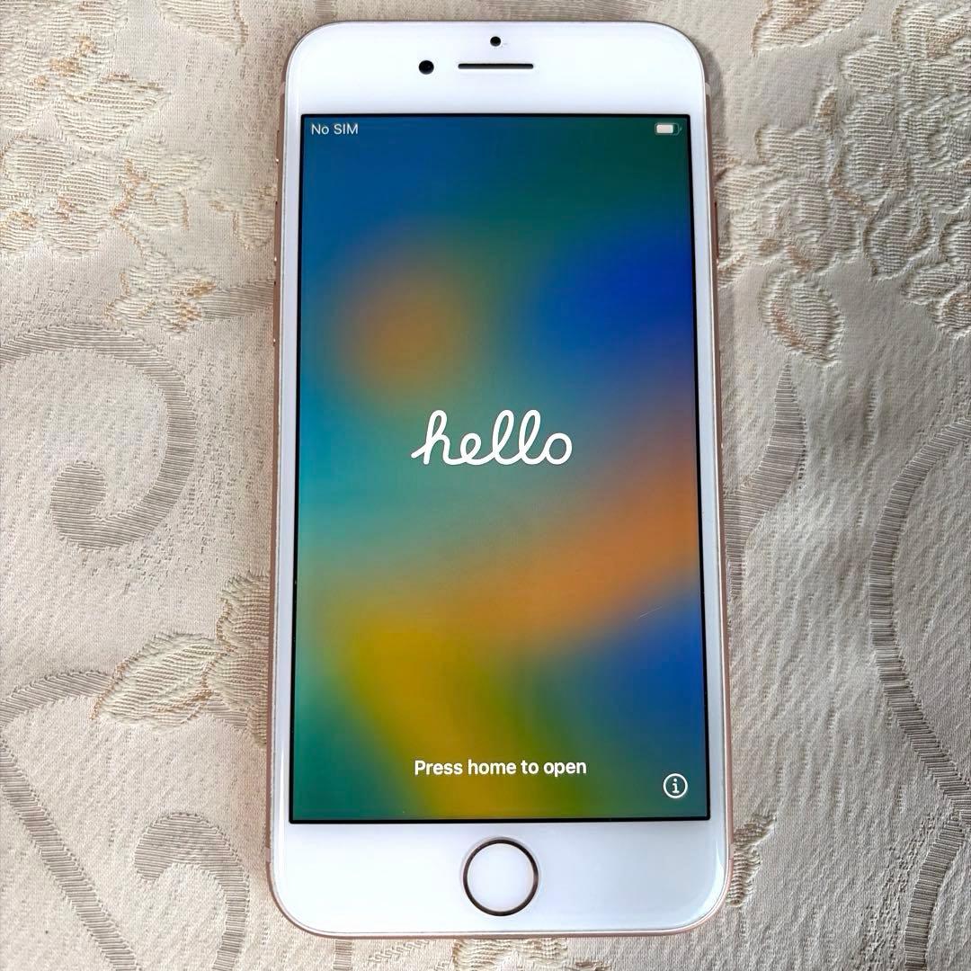 【あいこ】Apple iPhone8ゴールド 64GB 本体 美品 箱あり