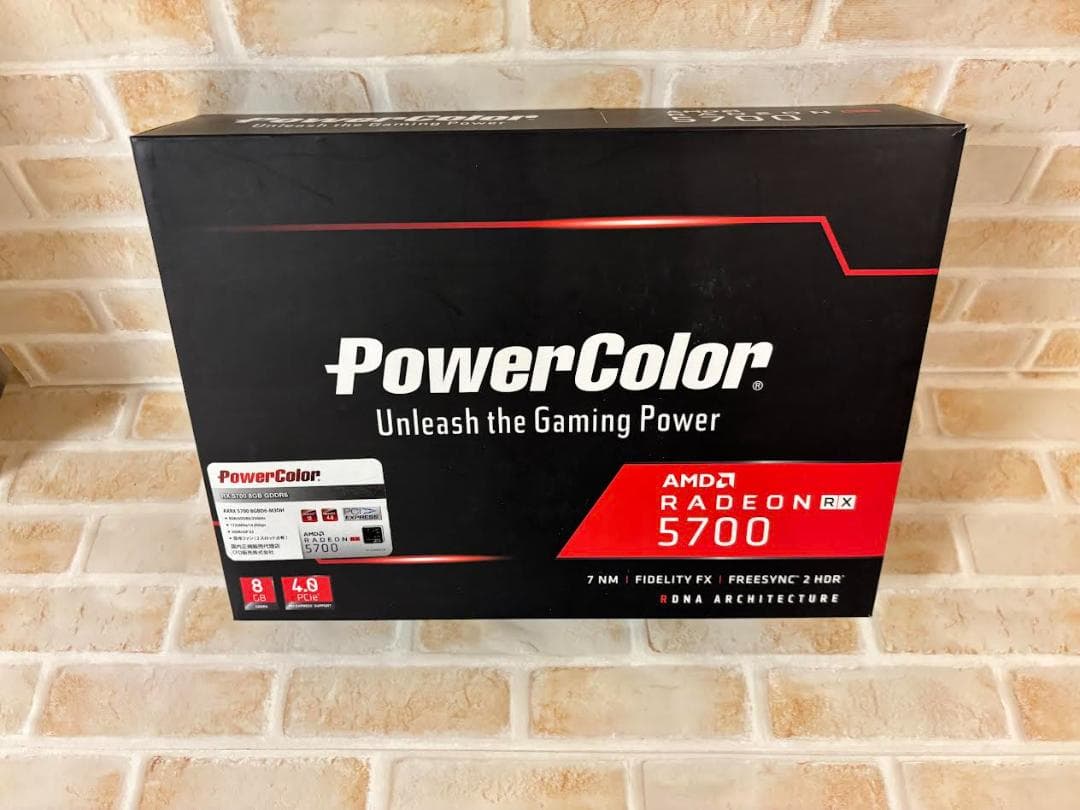 ボン【元箱あり・美品】PowerColor Radeon 5700 8GB