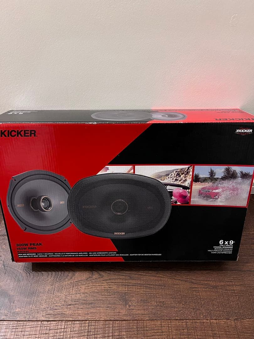 KICKER KSS6904セパレートスピーカー　JEEP レネゲード