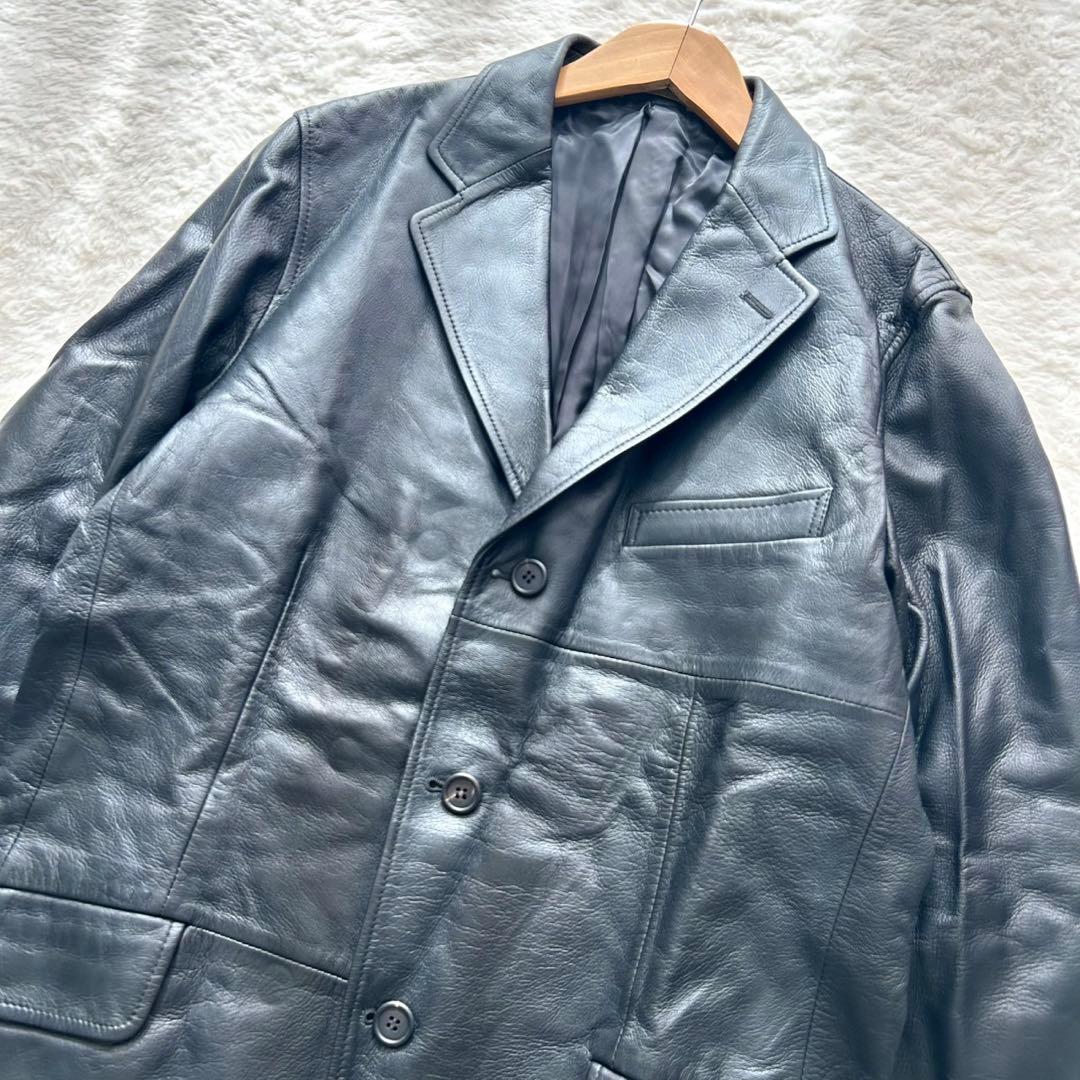 【美品】Paul Smith レザージャケット 羊革　黒　木村拓哉 Lサイズ