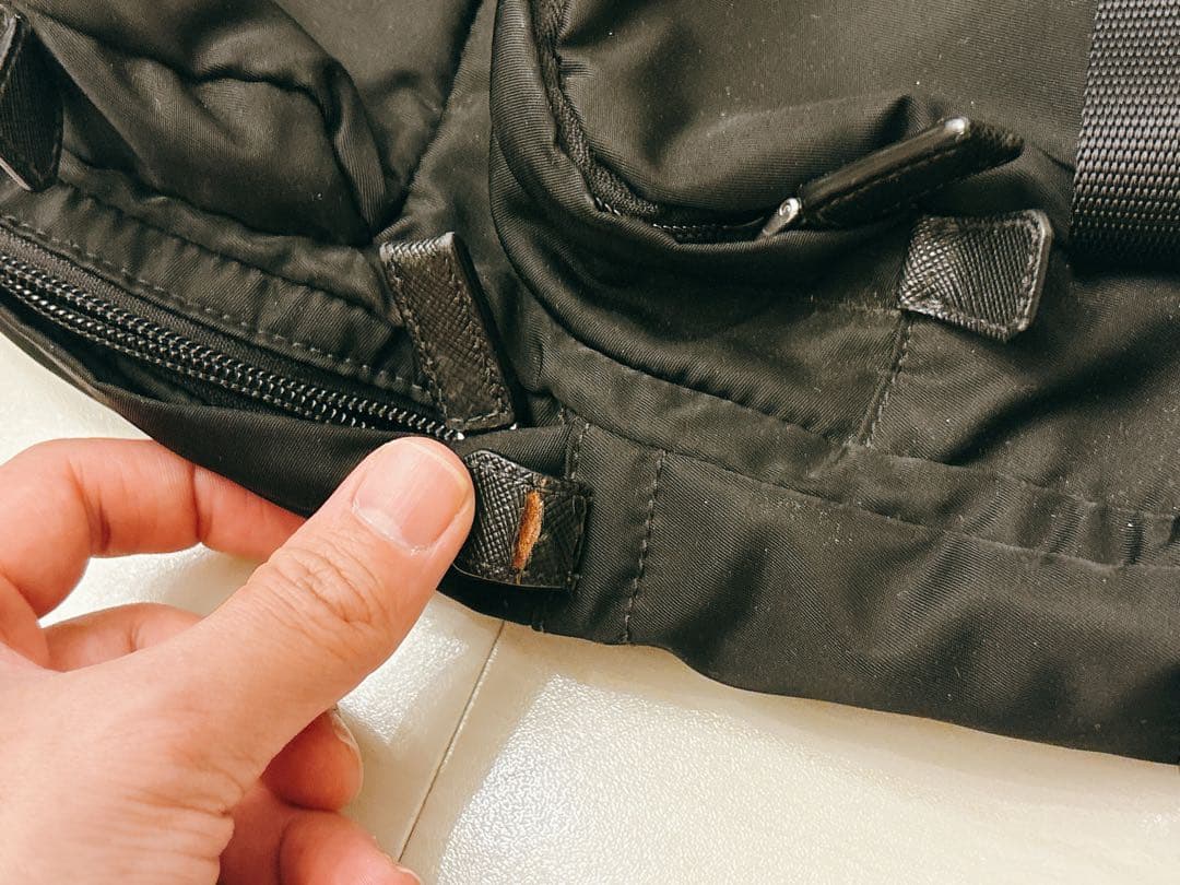 PRADAプラダ2VZ013 クロスボディバッグ　ナイロン　ブラック