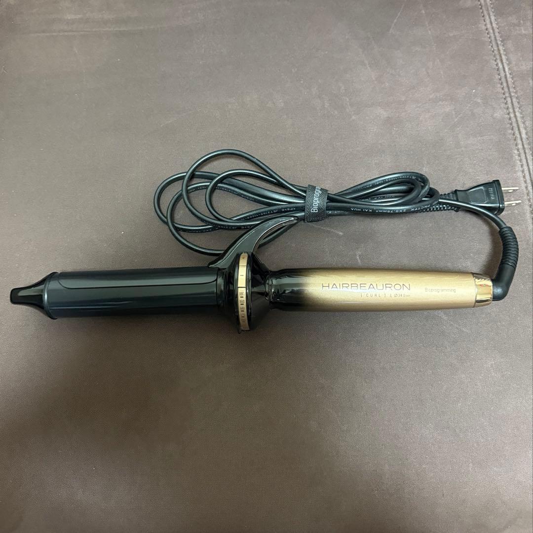 【美品】ヘアビューロン 4D 34ミリ　コテ