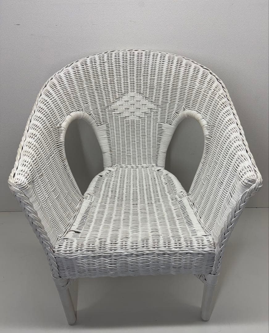 廃盤品 希少 ニトリ ラタン ラタン家具 籐家具 ラタンチェア ホワイト