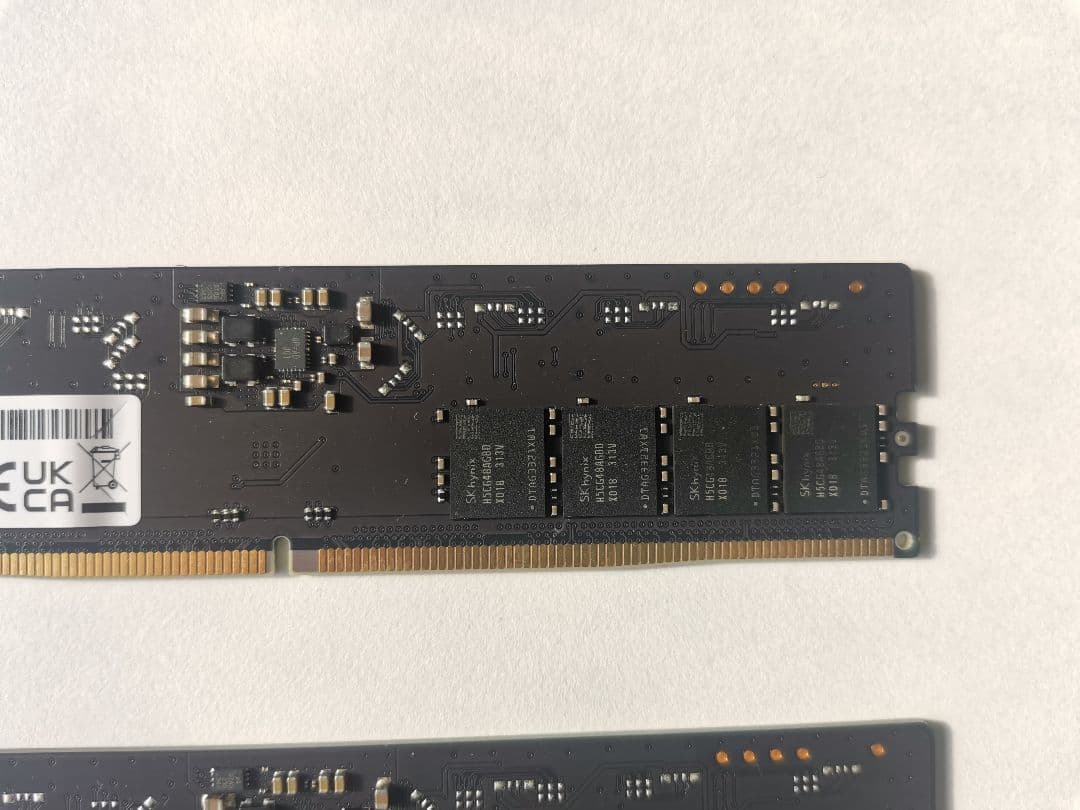 ADATA DDR5 4800 16GB 2枚 計32GB デスクトップ用メモリ