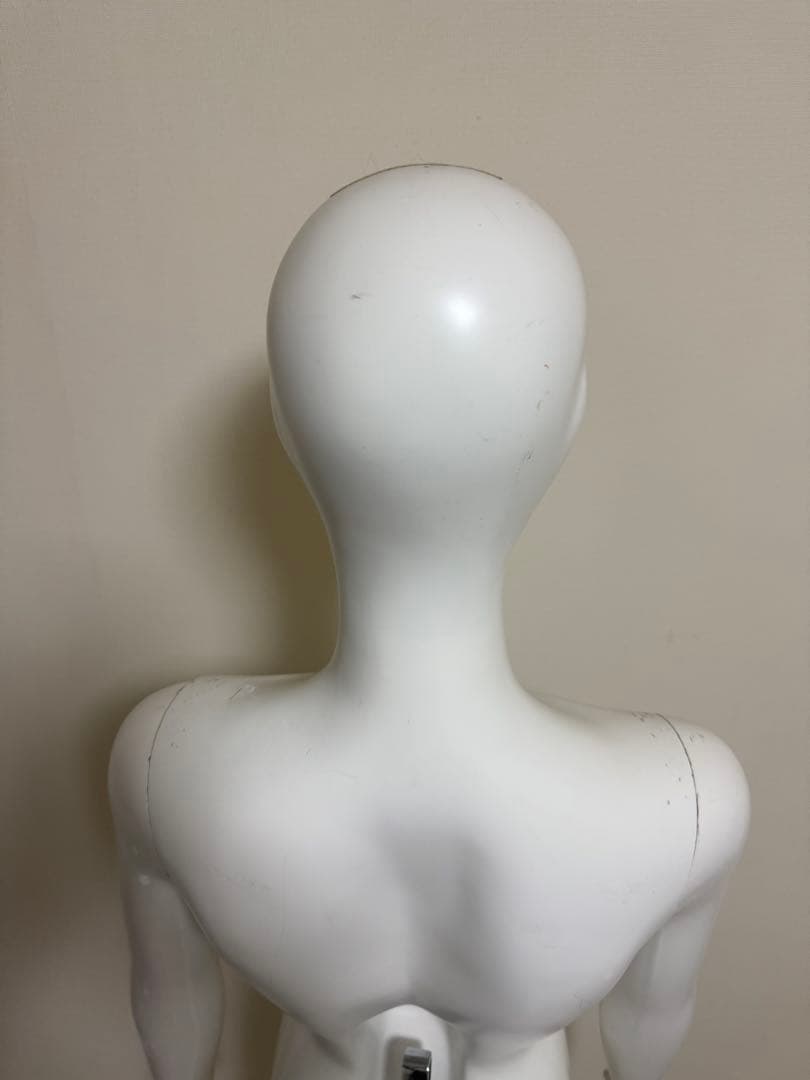 女性　全身トルソー　マネキン　白　高さ調整可能　ディスプレイ　店舗用品　ビジネス