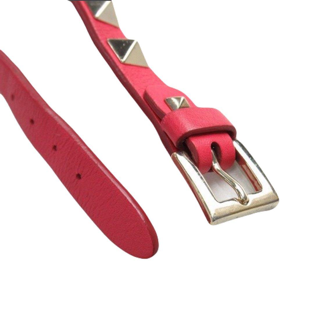 アクセサリー VALENTINO leather studs bracelet