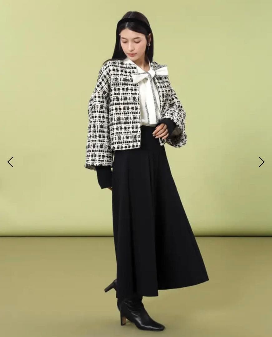 今期【新品タグ付き】YAMADAYA FENNELフリンジリボンブラウス