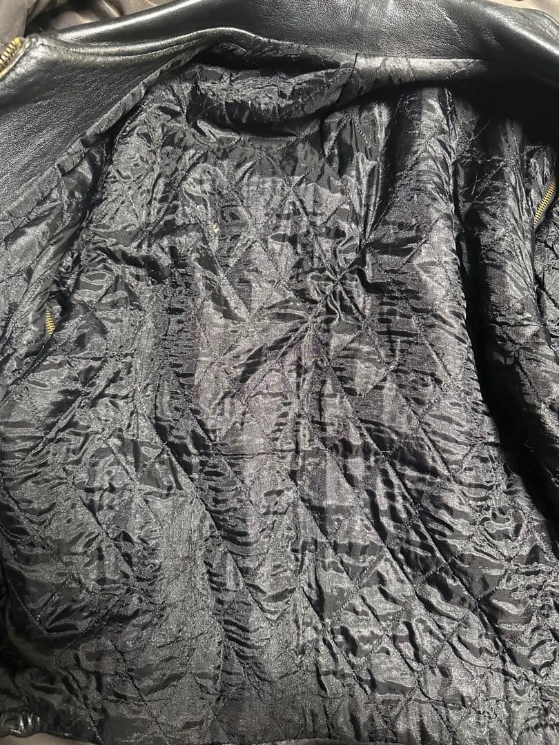 セール！1960s フランス軍 2wayパイロットレザー ジャケット フライト