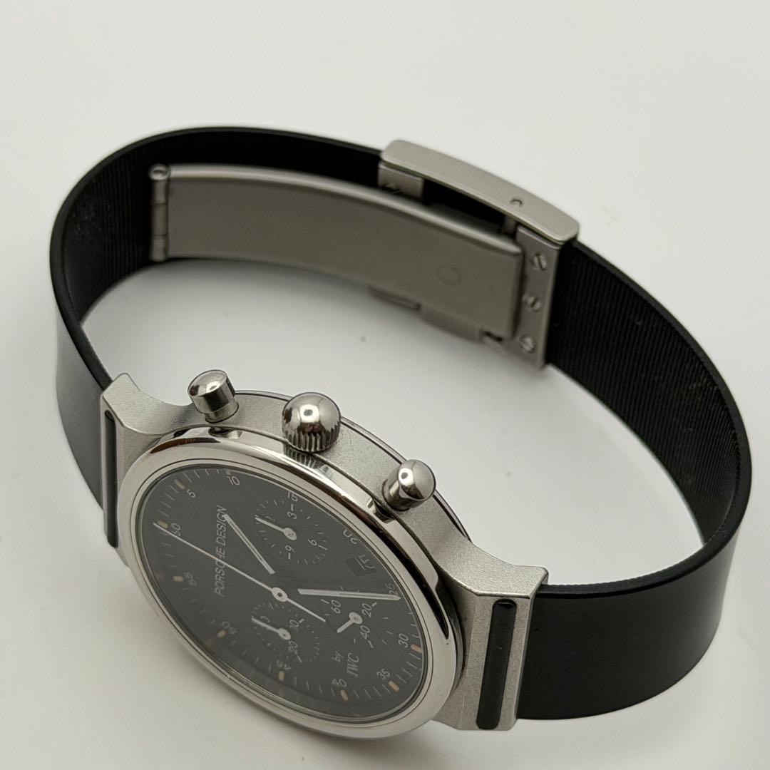 【超希少】ポルシェデザイン　ブラック　クォーツ　IWC 美品