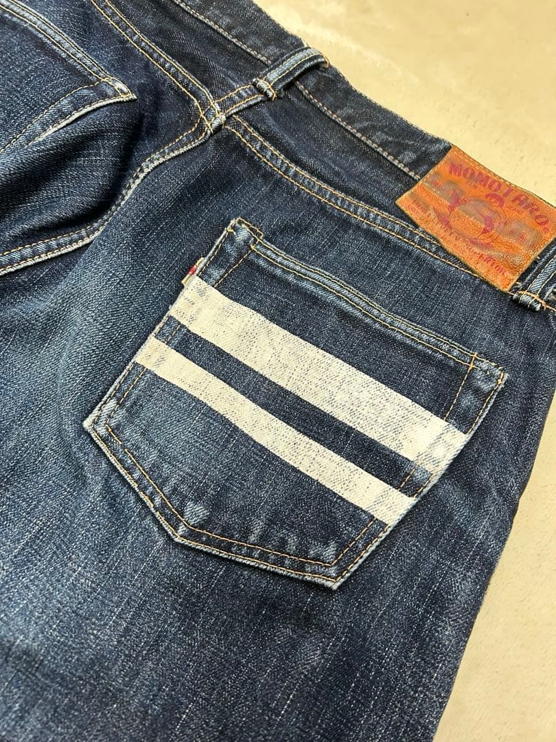 桃太郎ジーンズMOMOTAROJEANS 出陣レーベル デニム