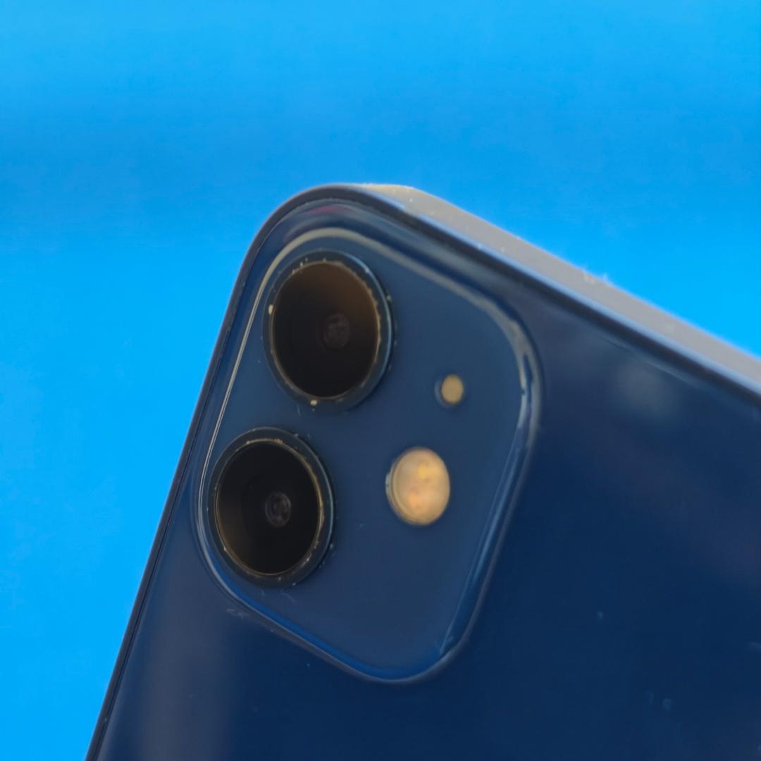 iPhone 12 mini 64GB ブルー 本体 美品 バッテリー74%